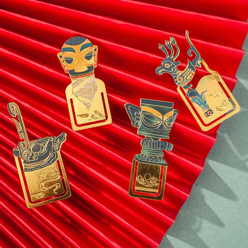 Китай Sanxingdui бронзовая закладка для культурных реликвий, загадочная культура племени, металлическая креативная закладка, памятный подарок
Китай Sanxingdui бронзовая закладка для культурных реликвий, загадочная культура племени, металлическая креативная закладка, памятный подарок
