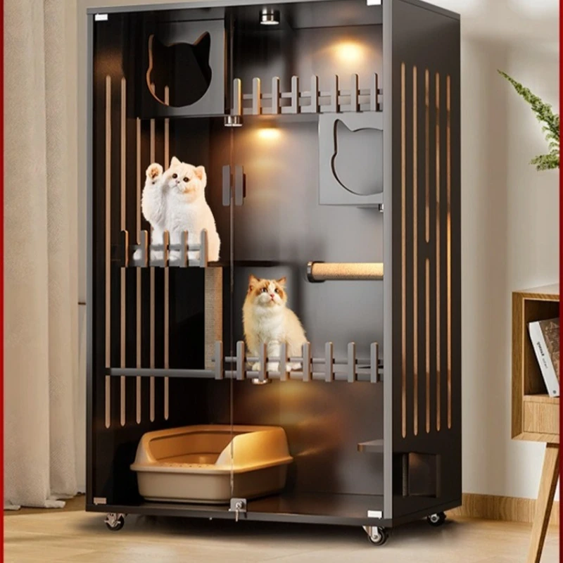 Solid wood cat villa with toilet integrated cat nest home indoor free space cat house cat cabinet cat house
Solid wood cat villa with toilet integrated cat nest home indoor free space cat house cat cabinet cat house