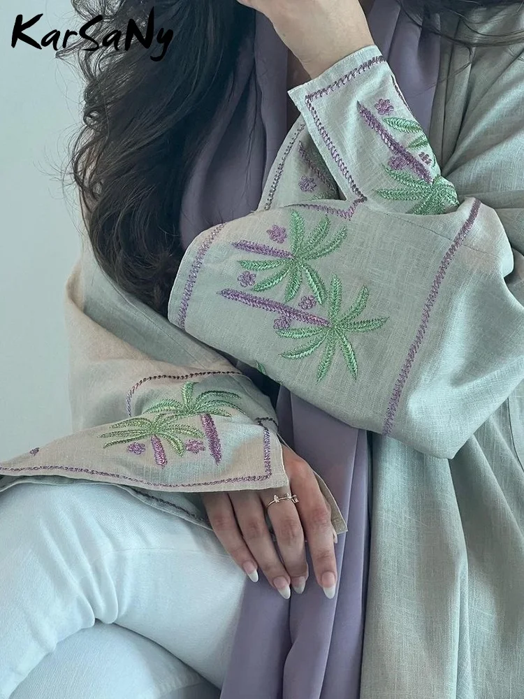 Embroidery Cardigan Robe Female Casual Women Abaya 2 Piece Set Long Robe Musulmane Robe Dubai Luxury Evening Long Solid Robe
Embroidery Cardigan Robe Female Casual Women Abaya 2 Piece Set Long Robe Musulmane Robe Dubai Luxury Evening Long Solid Robe