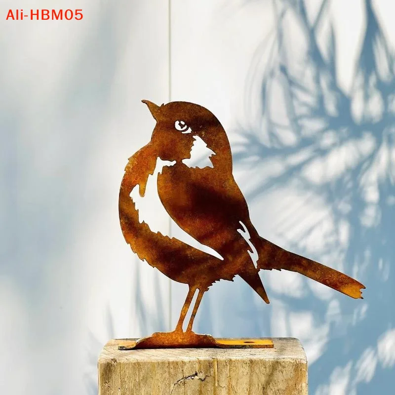 (HB05)1Pc Rust-Colored Bird Comfortable Home And Garden Decoration Country Metal Artwork Backyard Wall Iron Garden Decoration
(HB05)1Pc Rust-Colored Bird Comfortable Home And Garden Decoration Country Metal Artwork Backyard Wall Iron Garden Decoration