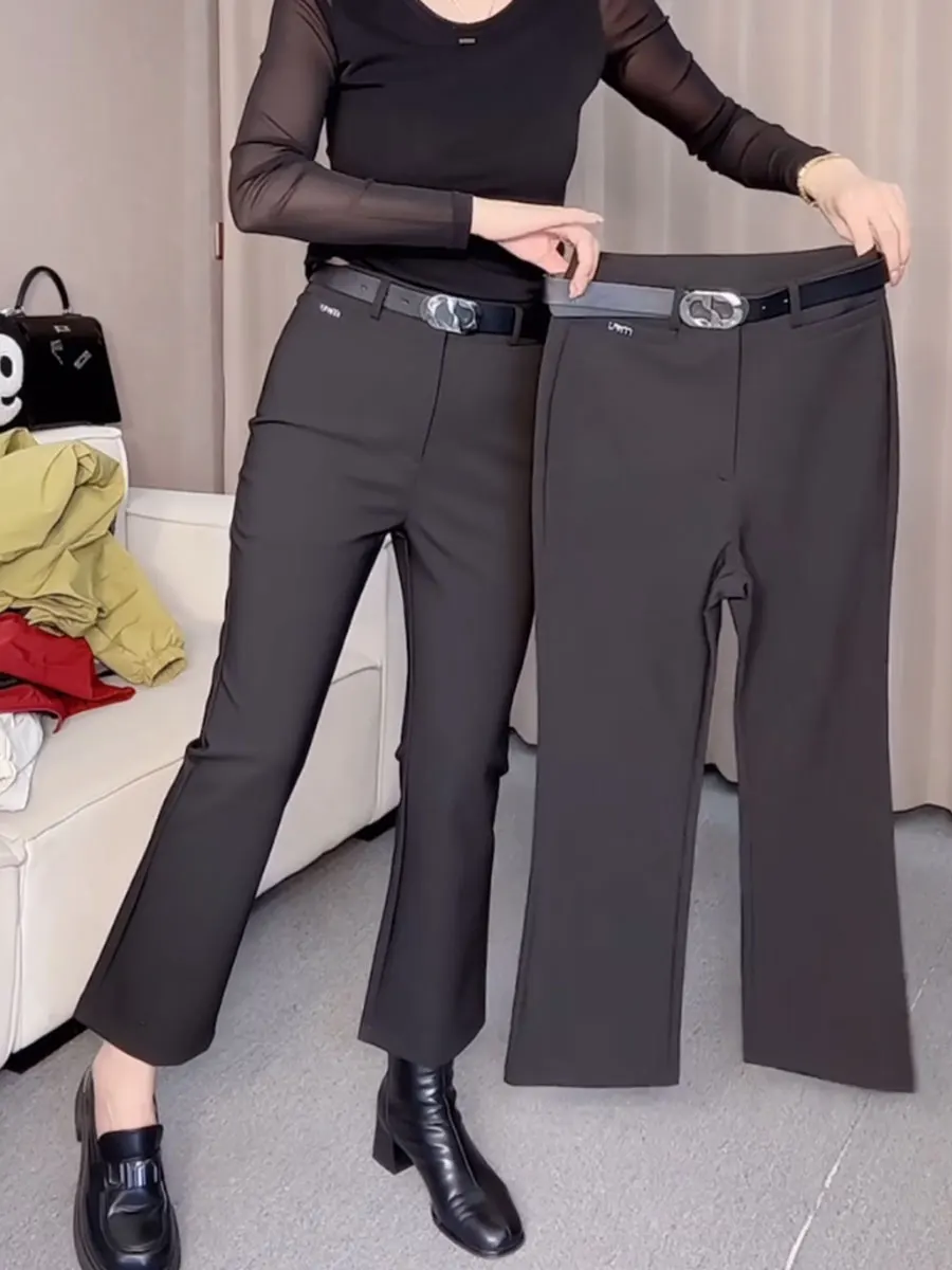 Slimming Straight Leg Casual Pants for Women High Waist Zipper Closure Pure Color Casual Faion Spring 2026 Long 92
Slimming Straight Leg Casual Pants for Women High Waist Zipper Closure Pure Color Casual Faion Spring 2026 Long 92