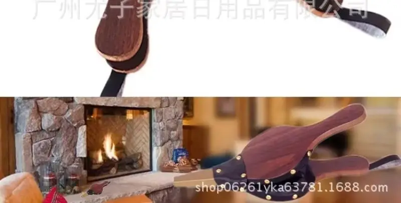 Wood Portable Manual Fireplace Blower Hand Fan Outdoor Barbecue Appliance Leather Bellows Duster for Stoves Living R
Wood Portable Manual Fireplace Blower Hand Fan Outdoor Barbecue Appliance Leather Bellows Duster for Stoves Living R
