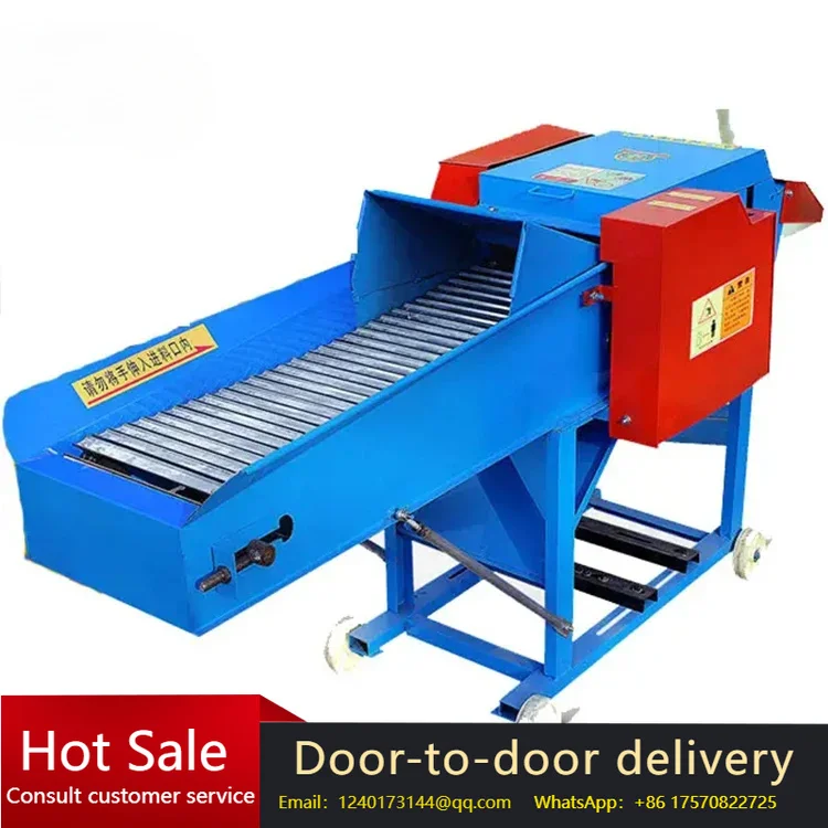 0.6-6 t/h Straw Crusher, Poultry and Animal Feed Making Grass Shredder, Silage Chopper, Hay, Fodder, Forage Chaff Cutter Machine
0.6-6 t/h Straw Crusher, Poultry and Animal Feed Making Grass Shredder, Silage Chopper, Hay, Fodder, Forage Chaff Cutter Machine