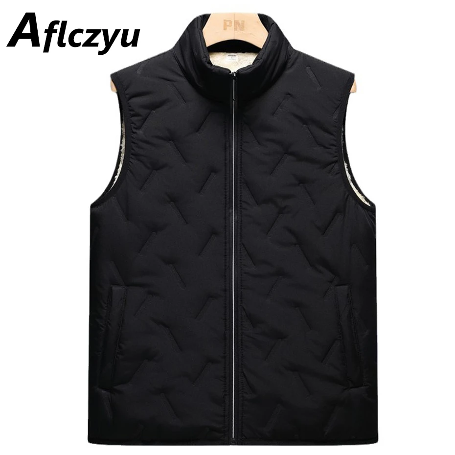 Winter Fleece Vests Men Sleeveless Jacket Fashion Casual Solid Color Vests Male Winter Warm Stand Collar Vests
Winter Fleece Vests Men Sleeveless Jacket Fashion Casual Solid Color Vests Male Winter Warm Stand Collar Vests