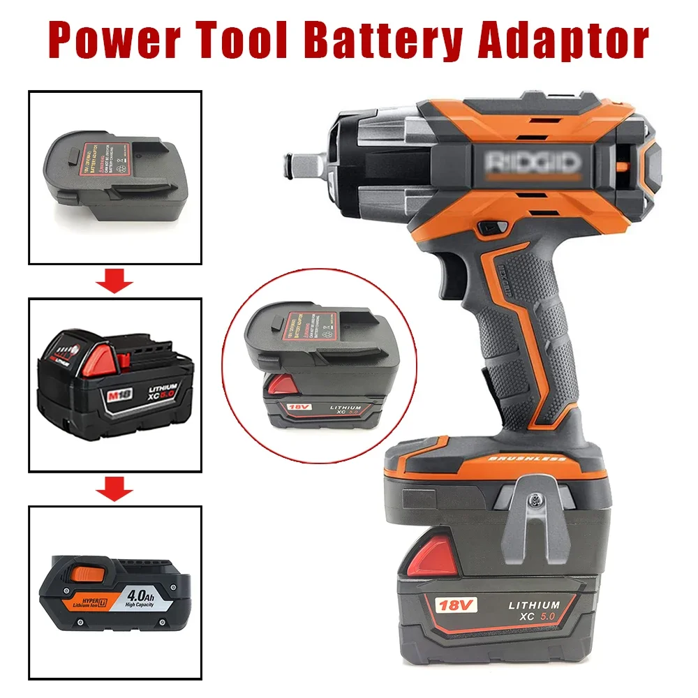 Battery Adapter for Milwaukee 18V Lithium Batteries Converts for Milwaukee Batteries To Lithium Batteries for RIDGID/AEG Tools
Battery Adapter for Milwaukee 18V Lithium Batteries Converts for Milwaukee Batteries To Lithium Batteries for RIDGID/AEG Tools