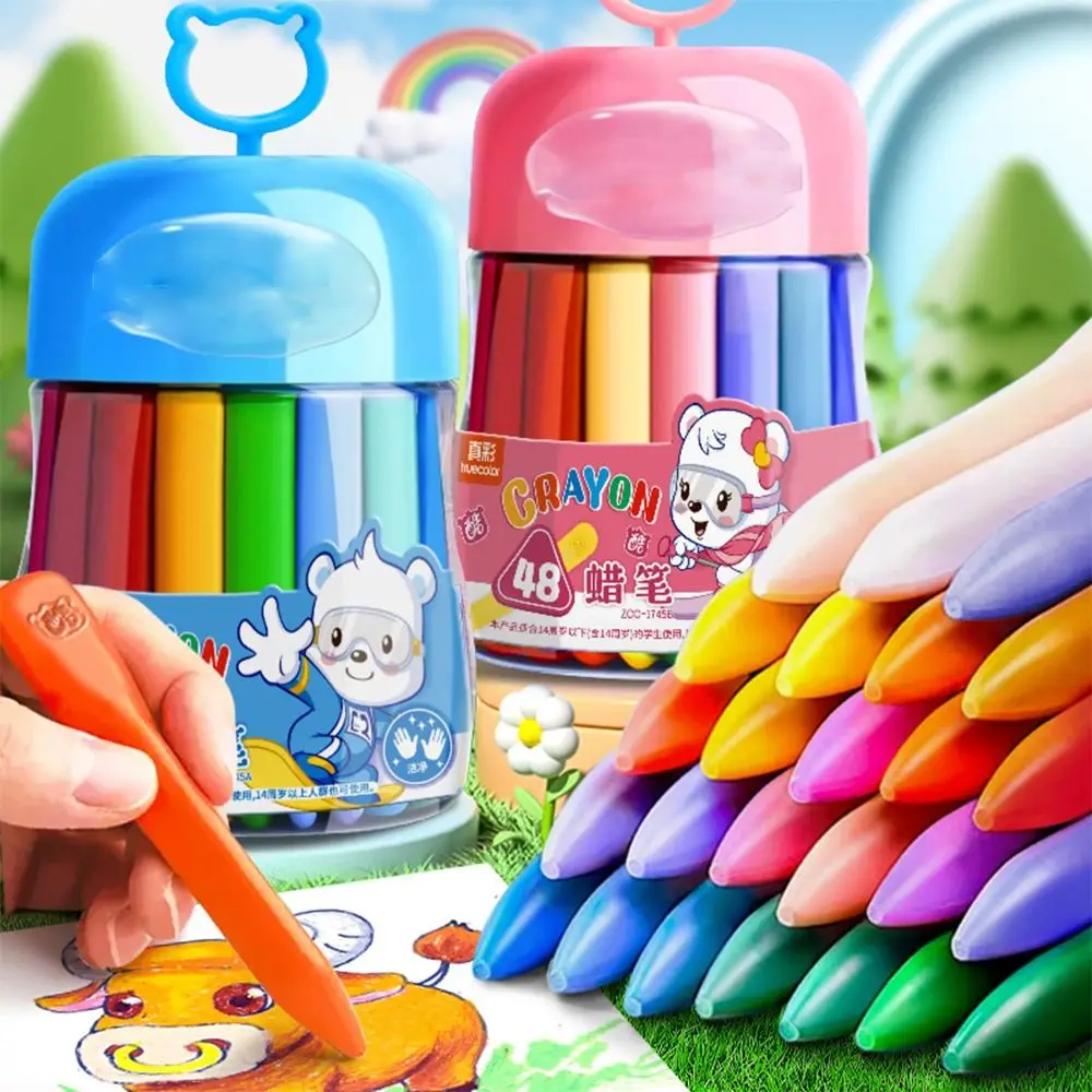12/24/36/48Colors Plastic Plastic Crayon Not Dirty Hands 12/24/36/48Colors Painting Tools Washable Erasable Oil Painting Stick
12/24/36/48Colors Plastic Plastic Crayon Not Dirty Hands 12/24/36/48Colors Painting Tools Washable Erasable Oil Painting Stick