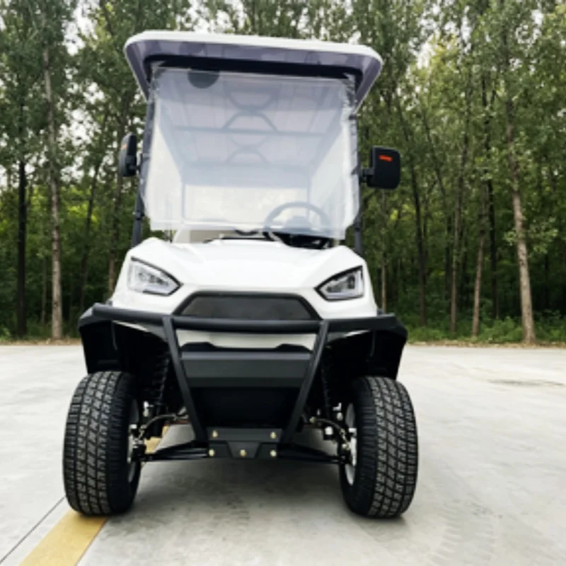 2026 New Electric Golf Cart Practical Lithium Off-Road Club Car Outdoor Hunting Car Bumper Off-Road Tires White Upholstered Seat
2026 New Electric Golf Cart Practical Lithium Off-Road Club Car Outdoor Hunting Car Bumper Off-Road Tires White Upholstered Seat