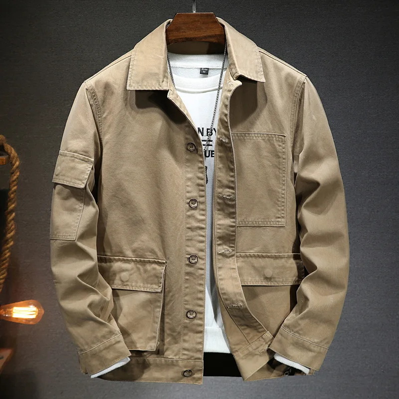 Autumn denim jacket men's plus size loose top 6XL 7XL men's khaki jacket men jacket oversize men clothing
Autumn denim jacket men's plus size loose top 6XL 7XL men's khaki jacket men jacket oversize men clothing