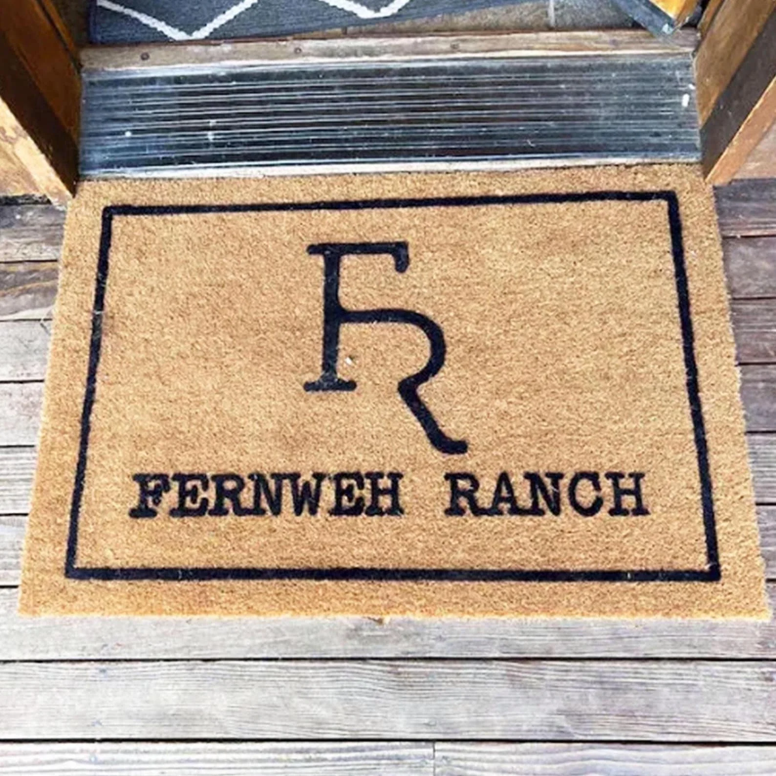Custom Cattle Brand Coir Doormat Personalized Outdoor Welcome Mat Gift Ranch Farm Style Outdoor Rugs Trendy Anti-slip Doorats
Custom Cattle Brand Coir Doormat Personalized Outdoor Welcome Mat Gift Ranch Farm Style Outdoor Rugs Trendy Anti-slip Doorats