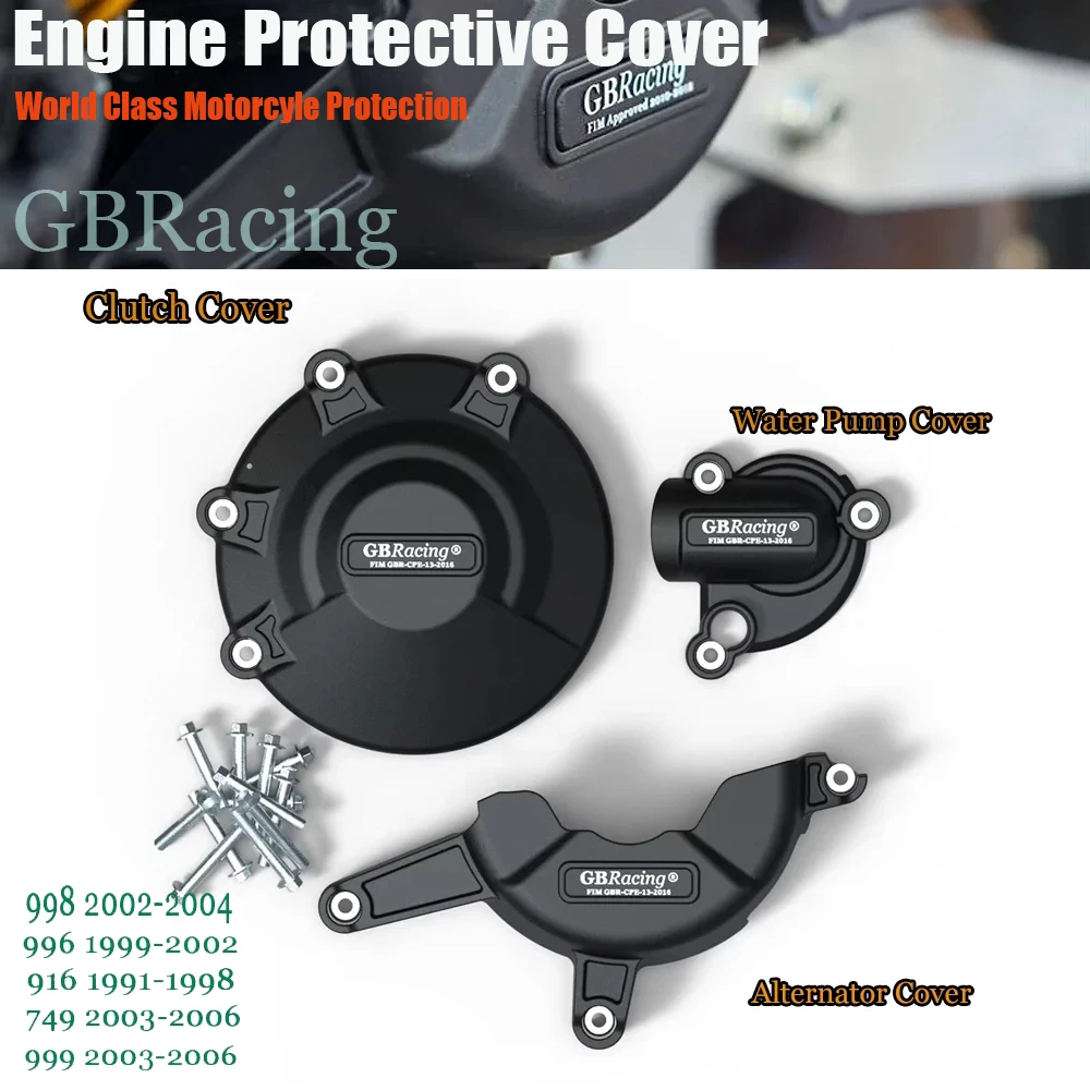 GBRacing Engine Cover Protection high performance For Ducati 996 998 916 749 999 1994-2006
GBRacing Engine Cover Protection high performance For Ducati 996 998 916 749 999 1994-2006