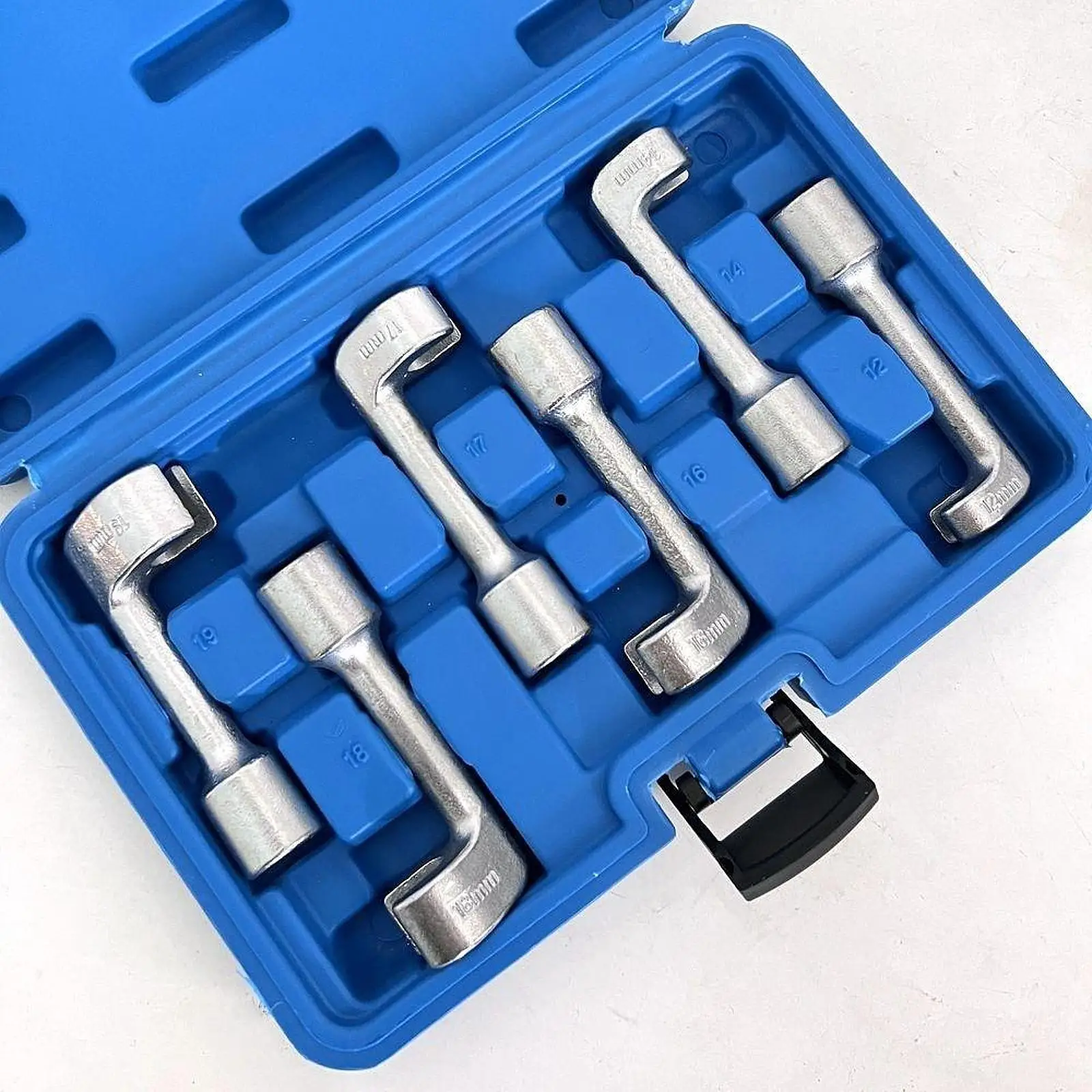 6Pcs L Type Diesel Fuel Injector Line Injection Socket Set with Carrying Case Maintenance Tools 1/2" Drive Opening Socket Kit
6Pcs L Type Diesel Fuel Injector Line Injection Socket Set with Carrying Case Maintenance Tools 1/2" Drive Opening Socket Kit