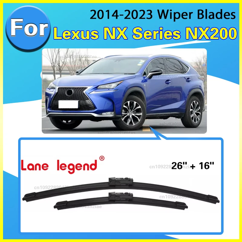 Щетки стеклоочистителя лобового стекла для Lexus NX Series NX200 NX200t NX300h 2014-2023 2015 2016 2017 2018 2019 Передние дворники
Щетки стеклоочистителя лобового стекла для Lexus NX Series NX200 NX200t NX300h 2014-2023 2015 2016 2017 2018 2019 Передние дворники