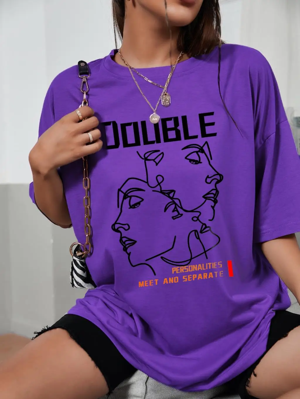 Multiple personality Tshirt Individual Essential T-Shirt Harajuku Casual Softtshirt Breathable Short Sleeve Summer Tshirts
Multiple personality Tshirt Individual Essential T-Shirt Harajuku Casual Softtshirt Breathable Short Sleeve Summer Tshirts