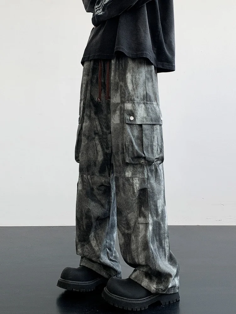 American Sle Camouflage Work Pants Men's Oversize High Street Straight Leg Wide Leg Spring Autumn Trendy Loose Fit Trousers
American Sle Camouflage Work Pants Men's Oversize High Street Straight Leg Wide Leg Spring Autumn Trendy Loose Fit Trousers