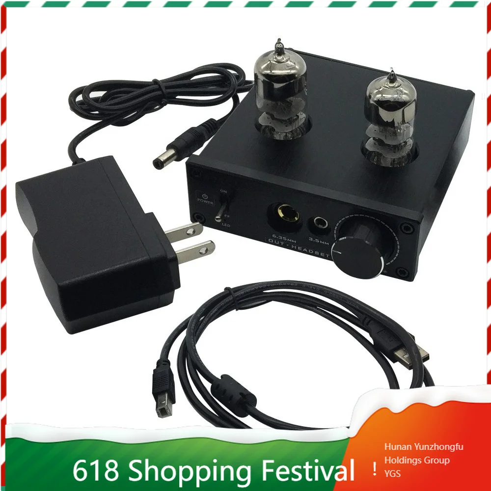 Multifunctional Tube Signal Amplifier 6J9 Vacuum Tube Device Built In Sound Card For Audio Device Upgrade