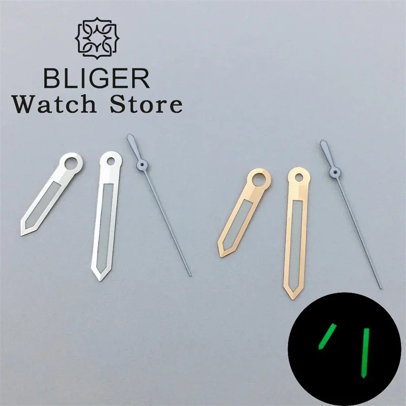 BLIGER Watch Hands Silver Rose gold Hands Green Super Luminous Hands Fit NH34 NH35 NH36 NH38 NH39 NH70 NH72 Movement
BLIGER Watch Hands Silver Rose gold Hands Green Super Luminous Hands Fit NH34 NH35 NH36 NH38 NH39 NH70 NH72 Movement