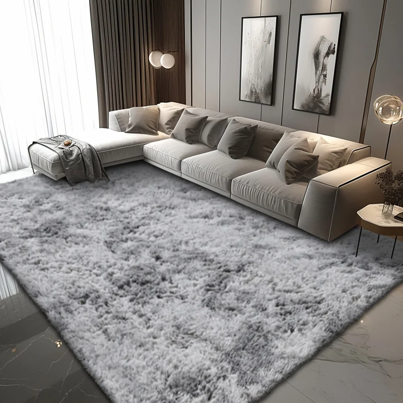 VIKAMA Minimalist Shag Rug: Comfortable and Non-Slip Living Room, Sofa, Bedroom, and Walk-In Closet Rug for Home Decor
VIKAMA Minimalist Shag Rug: Comfortable and Non-Slip Living Room, Sofa, Bedroom, and Walk-In Closet Rug for Home Decor