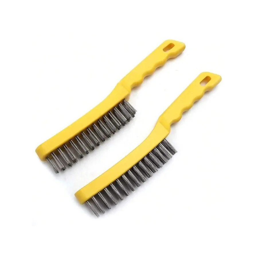 【New style】Wire Scratch Brush 2 Set, Heavy Duty Stainless Steel 11 Inch With Plastic Handle Descaling Welding Dust Bending Hand
【New style】Wire Scratch Brush 2 Set, Heavy Duty Stainless Steel 11 Inch With Plastic Handle Descaling Welding Dust Bending Hand