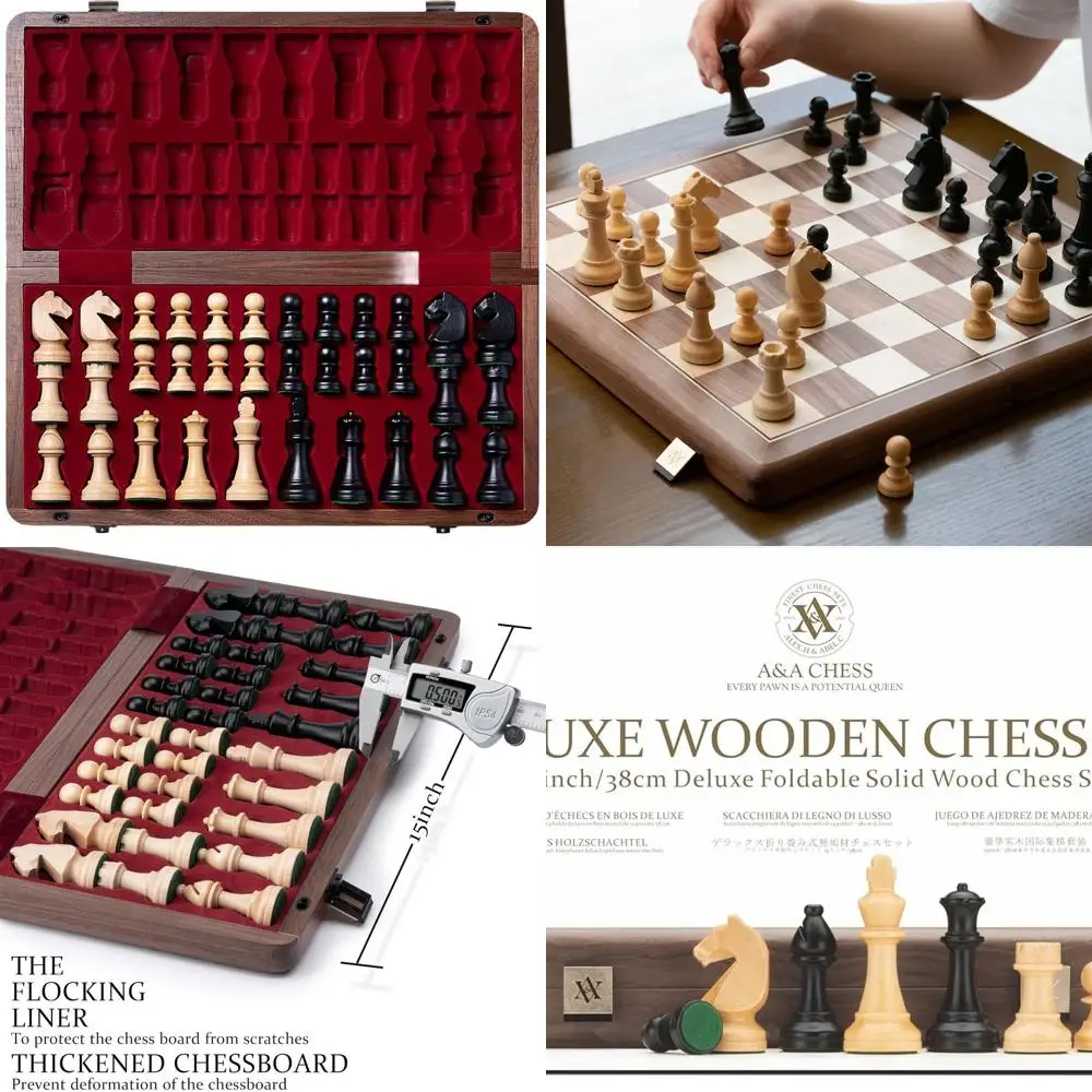 Прочный складной набор шахмат из орехового дерева, состоящий из 3 предметов, 2 бонусными краями и сумкой для переноски.
Прочный складной набор шахмат из орехового дерева, состоящий из 3 предметов, 2 бонусными краями и сумкой для переноски.