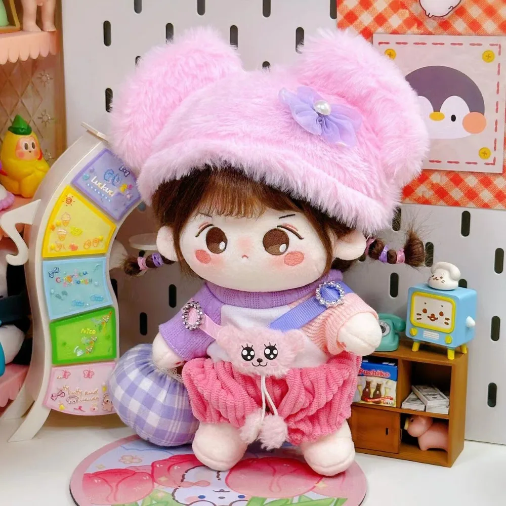 Animal Style 20cm Plush Doll Clothes Purple Sweet Stuffed Dolls Dress Set Jumpsuit Cute Mini Plush Doll's Clothes Children
Animal Style 20cm Plush Doll Clothes Purple Sweet Stuffed Dolls Dress Set Jumpsuit Cute Mini Plush Doll's Clothes Children