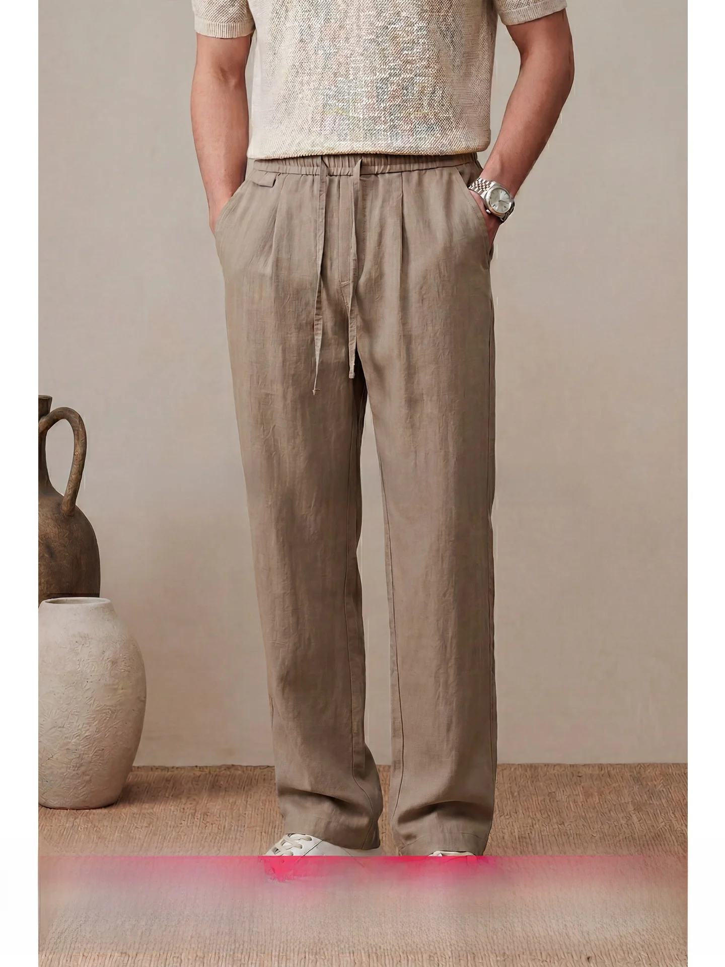 Loose Casual Pants Men's Summer Straight Leg Long Trousers Textured Old Money Style Uader Casual Fashion Breathable Cool Sens...
Loose Casual Pants Men's Summer Straight Leg Long Trousers Textured Old Money Style Uader Casual Fashion Breathable Cool Sens...