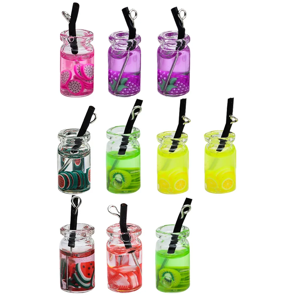 20 pcs Creative Earring Material Pendant Resin Mini Fruit Drink Cup Adornment Colorful Diy Jewelry Accessories Keychain Ornament
20 pcs Creative Earring Material Pendant Resin Mini Fruit Drink Cup Adornment Colorful Diy Jewelry Accessories Keychain Ornament