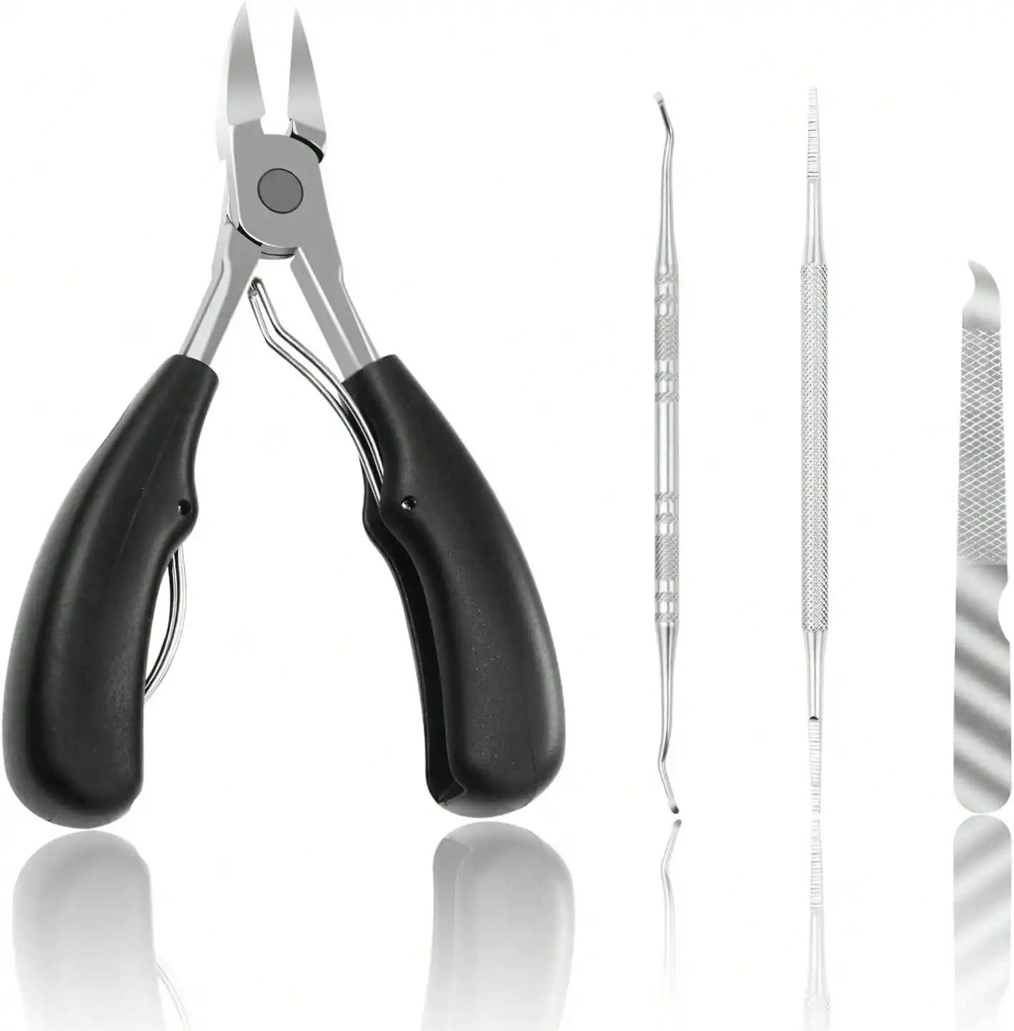Toenail Clippers, Professional Heavy Duty Nail Clippers, 4 In 1 Stainless Steel Professional Toe Nail Clippers Thick Toenails, Seniors Thick Toenails/Ingrown Toenail Treatment, Men And Women
Toenail Clippers, Professional Heavy Duty Nail Clippers, 4 In 1 Stainless Steel Professional Toe Nail Clippers Thick Toenails, Seniors Thick Toenails/Ingrown Toenail Treatment, Men And Women