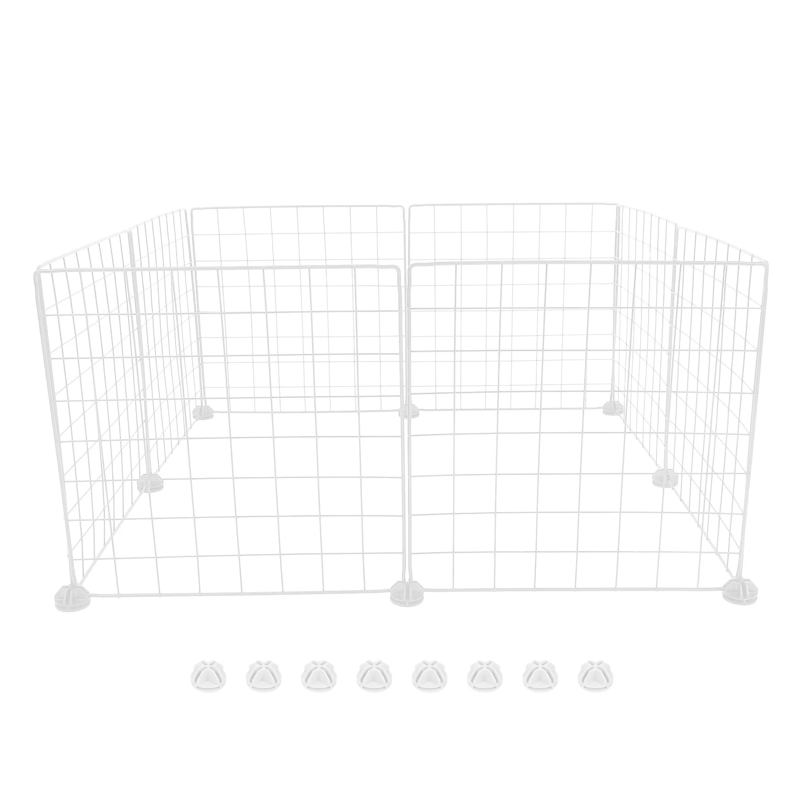 8pcs Small Animal Fence Large Wire Grid Panel Guinea Pig Playpen Rabbit Cages Portable Metal Yard Fence Adjustable Size Indoor
8pcs Small Animal Fence Large Wire Grid Panel Guinea Pig Playpen Rabbit Cages Portable Metal Yard Fence Adjustable Size Indoor
