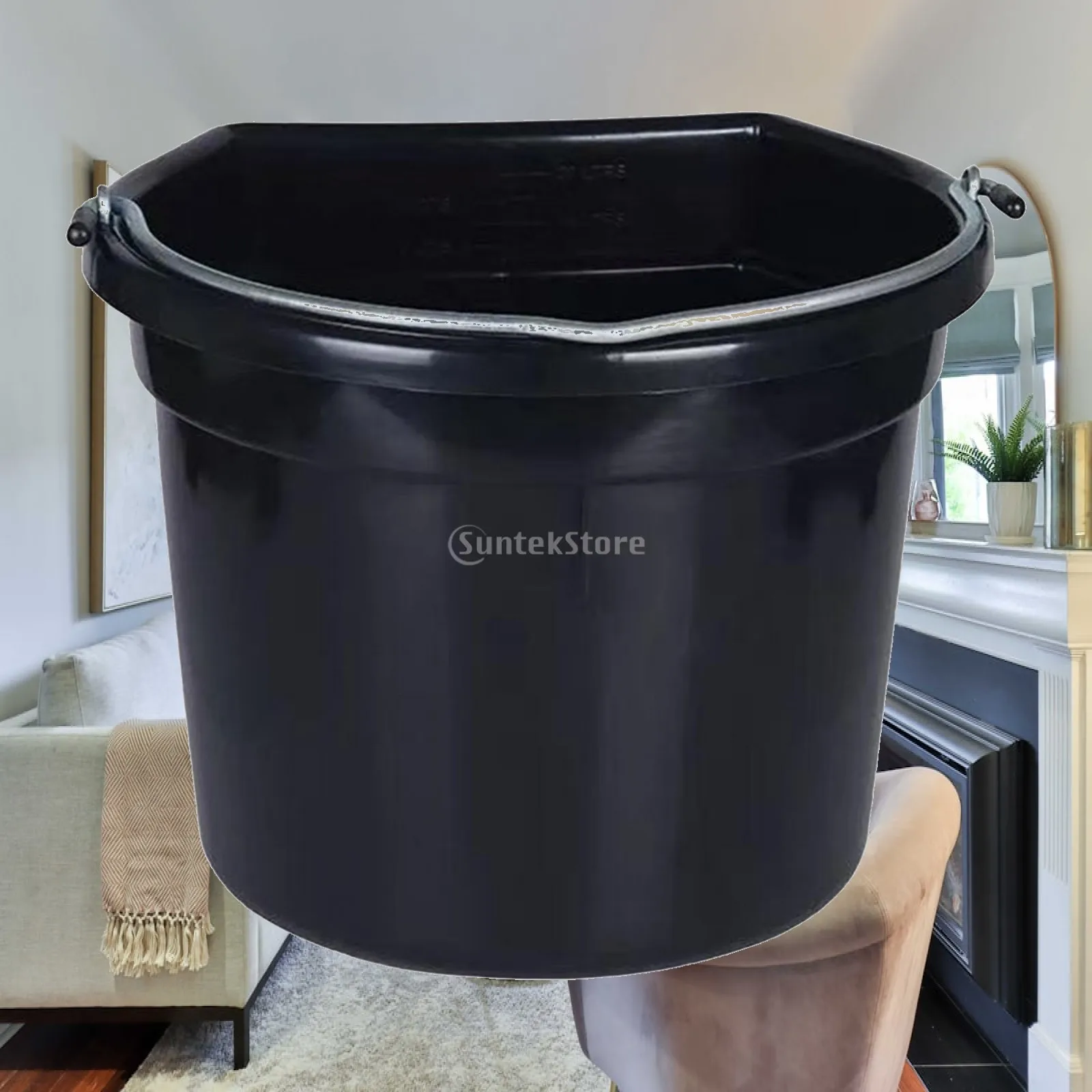 Horse Water Bucket Feeding Supplies,Easy to Carry feed Trough,Livestock Feeding Container,Horse Feeder for Fence Ranch Farm
Horse Water Bucket Feeding Supplies,Easy to Carry feed Trough,Livestock Feeding Container,Horse Feeder for Fence Ranch Farm
