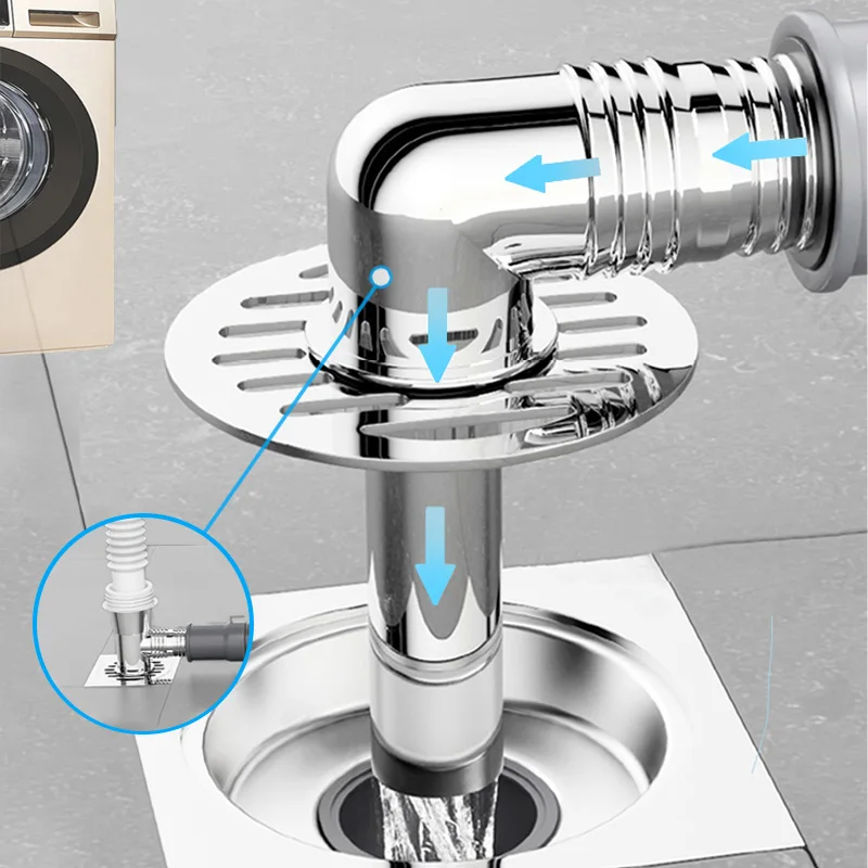 Слижная труба для стиральной машины, уплотнительный соединитель для слива пола, канализация для ванной комнаты, специальный соединитель с защитой от перелива, нержавеющая сталь
Слижная труба для стиральной машины, уплотнительный соединитель для слива пола, канализация для ванной комнаты, специальный соединитель с защитой от перелива, нержавеющая сталь