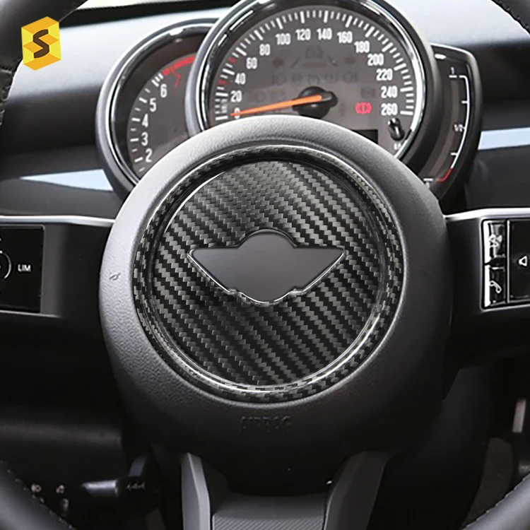 ES Real 3K Carbon Fiber Steering Wheel Sign Cover Sticker Luxury Interior Kits For MINI F Series Car Interior Trim Accessories
ES Real 3K Carbon Fiber Steering Wheel Sign Cover Sticker Luxury Interior Kits For MINI F Series Car Interior Trim Accessories