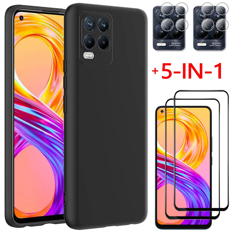 5-in-1,Tempered Glass + TPU Case for Realme-8 8Pro 8i Soft Anti-shock Phone Cases Realmi 8i Oppo Realme 8 Pro Cover Realme8 Case
5-in-1,Tempered Glass + TPU Case for Realme-8 8Pro 8i Soft Anti-shock Phone Cases Realmi 8i Oppo Realme 8 Pro Cover Realme8 Case