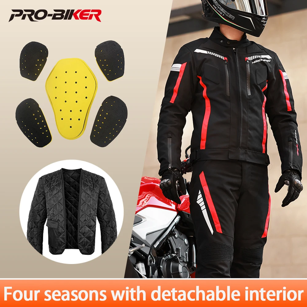 Men's Motorcycle Jacket Anti-fall Wear-resistant Motorbike Jacket With 5pcs Protector Motocross Racing Clothing Protection M-3XL
Men's Motorcycle Jacket Anti-fall Wear-resistant Motorbike Jacket With 5pcs Protector Motocross Racing Clothing Protection M-3XL