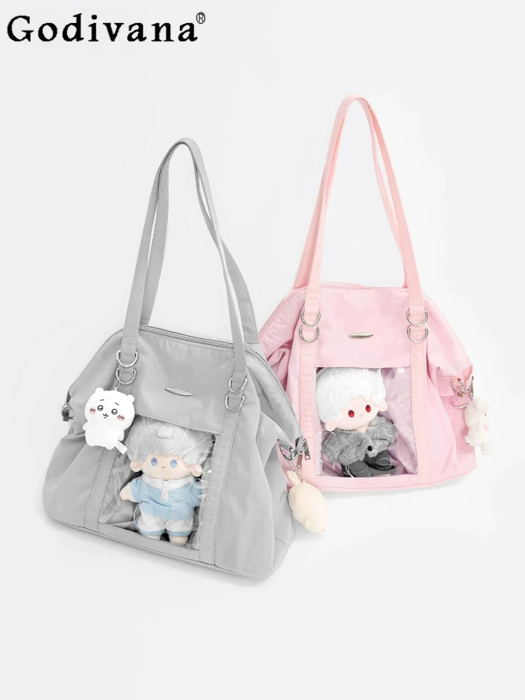 Large Capacity Daily Simple Itabag 20cm/10cm Cute Baby Bag Casual Commuting Versatile Female Tote Messenger Bag
Large Capacity Daily Simple Itabag 20cm/10cm Cute Baby Bag Casual Commuting Versatile Female Tote Messenger Bag