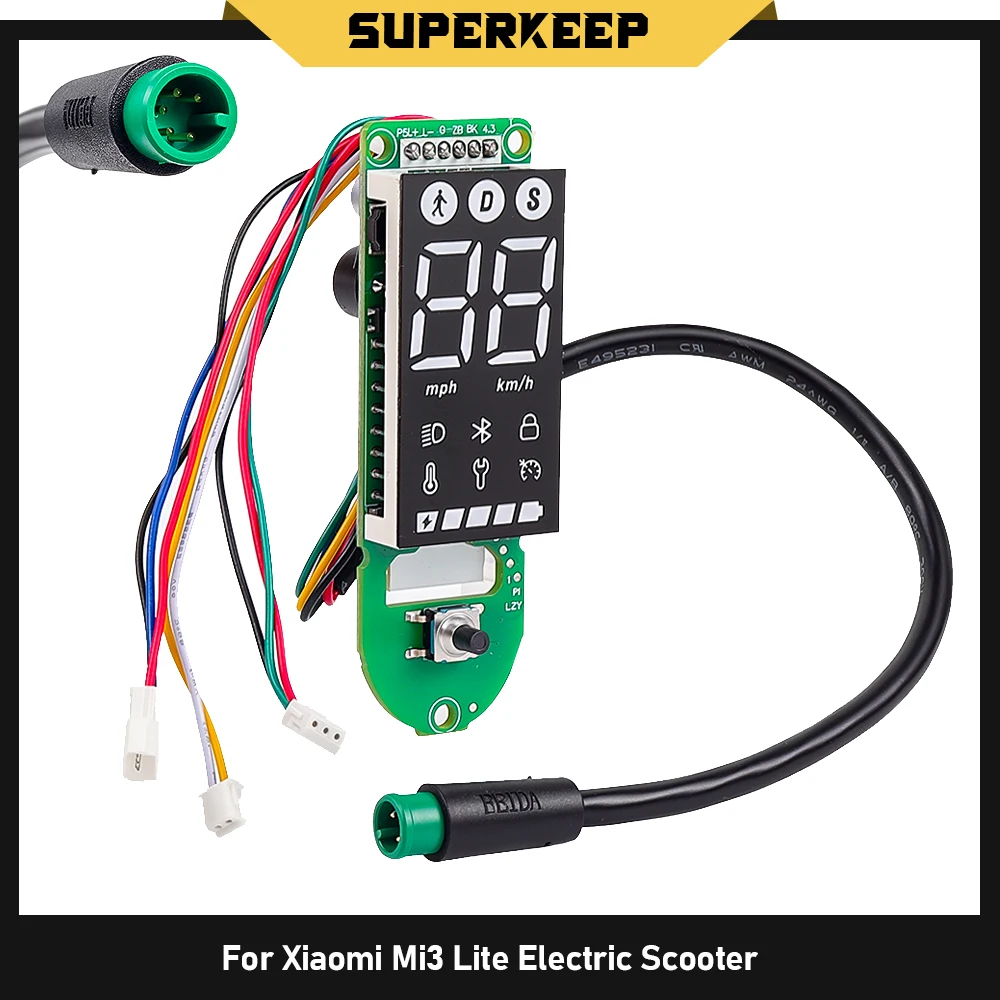 Skateboard Replacement Scooters Dash Board Dashboard Durable Circuit Board Display Panel For Xiaomi MI 3 Lite Electric Scooter
Skateboard Replacement Scooters Dash Board Dashboard Durable Circuit Board Display Panel For Xiaomi MI 3 Lite Electric Scooter
