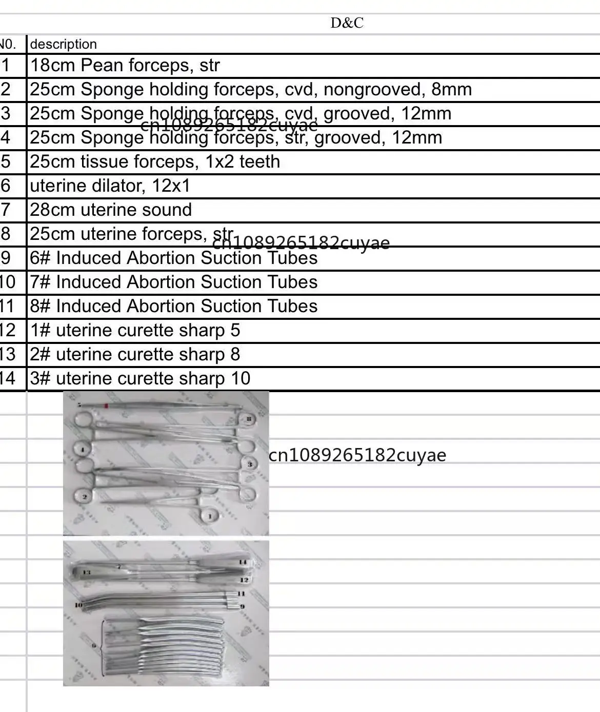 Cesarean Section Instrument Set
Cesarean Section Instrument Set