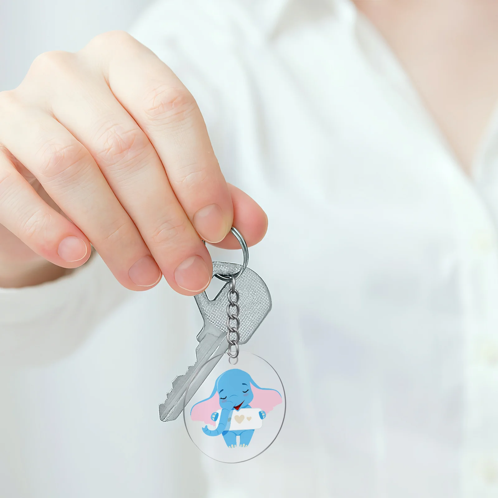 48Pcs Transparent Circle Acrylic Keychain Blanks for DIY Crafting Custom Key Rings Bag Pendants Round Keychain Blanks 
48Pcs Transparent Circle Acrylic Keychain Blanks for DIY Crafting Custom Key Rings Bag Pendants Round Keychain Blanks