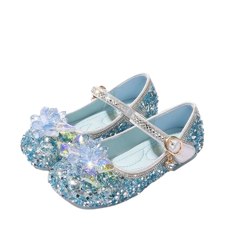 Girls Princess Elsa shoes new Elsa crystal flats girls soft-soled rhinestone shoes
Girls Princess Elsa shoes new Elsa crystal flats girls soft-soled rhinestone shoes