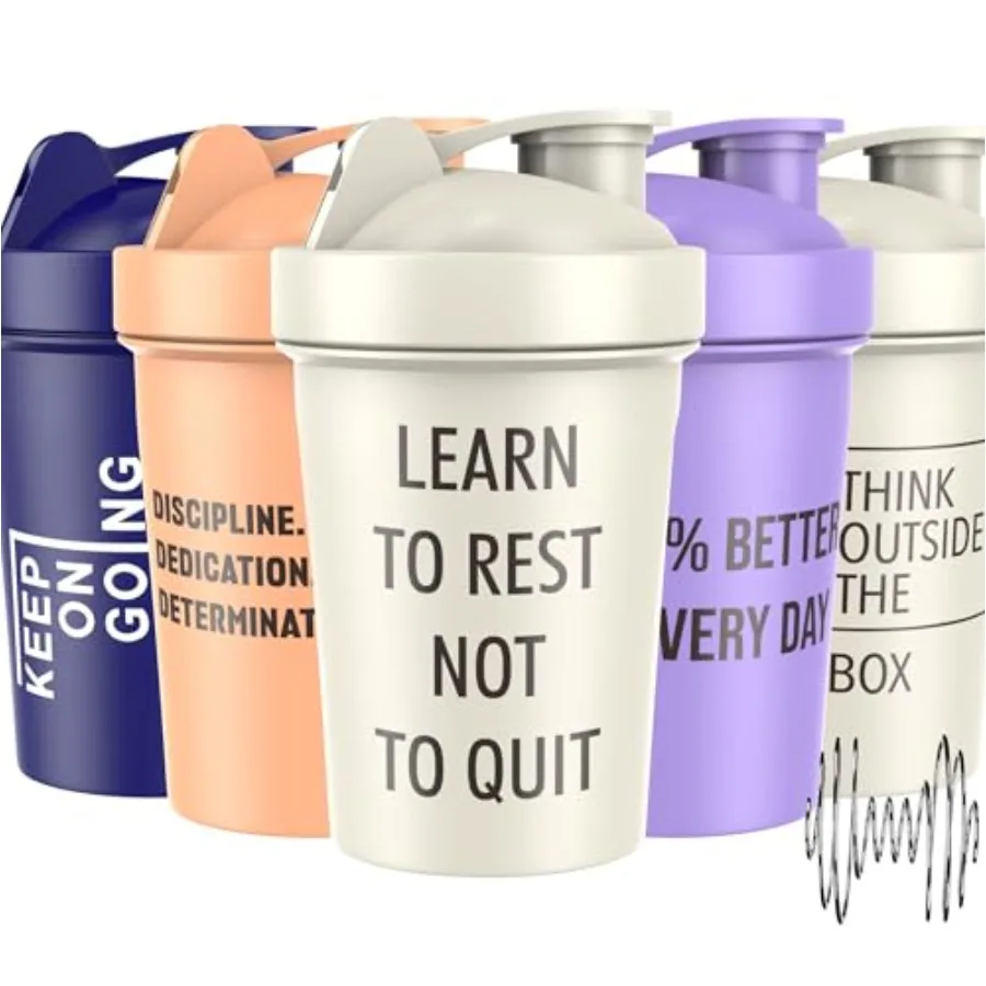 5 PACK- Shaker Cups for Protein Shakes Motivational Protein Shaker Bottles for Protein Mixes Protein shaker Cups Shaker Bottles
5 PACK- Shaker Cups for Protein Shakes Motivational Protein Shaker Bottles for Protein Mixes Protein shaker Cups Shaker Bottles