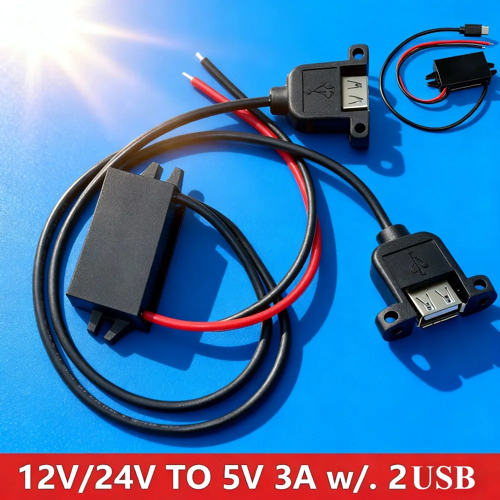 DC-DC Step Down Type-C USB 12V 24V to 5V 3A 15W Car Power Converter Power Supply Output Adapter Voltage with Reverse Protection
DC-DC Step Down Type-C USB 12V 24V to 5V 3A 15W Car Power Converter Power Supply Output Adapter Voltage with Reverse Protection