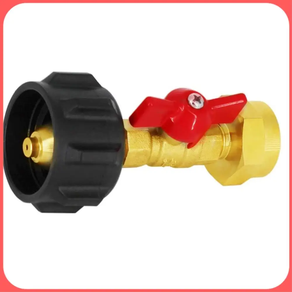 A76I-QCC1 Propane Refill Adapter For 1Lb Propane Bottle Tank From 20-40LBS Cylinder With Shut Off On/Off Controller
A76I-QCC1 Propane Refill Adapter For 1Lb Propane Bottle Tank From 20-40LBS Cylinder With Shut Off On/Off Controller