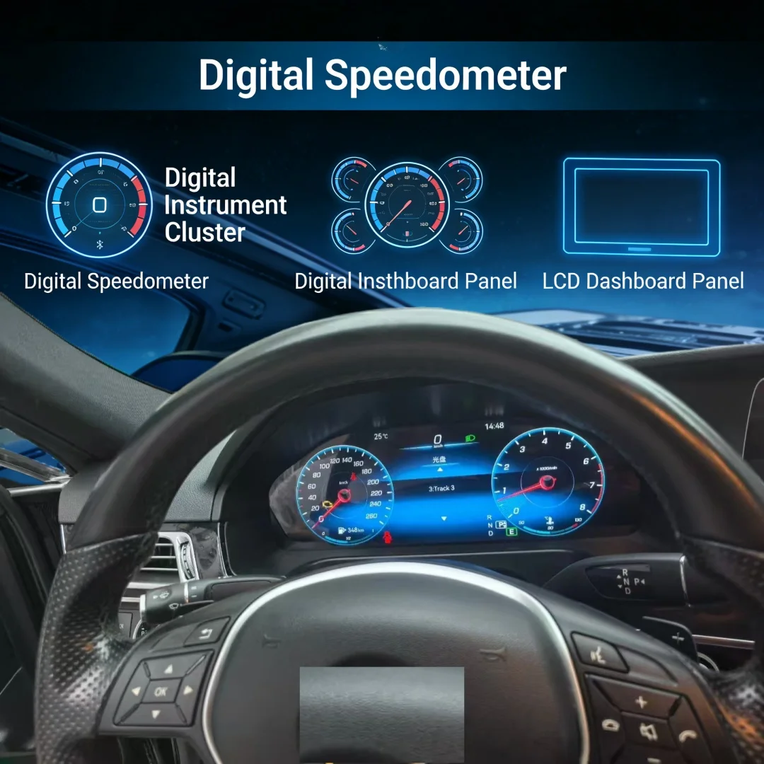 12.3" LCD Digital Dashboard Cluster For Mercedes Benz C GLC W205 GLA CLA A E 2013 - 2019 Carplay Auto Instrument Paneel Cockpit
12.3" LCD Digital Dashboard Cluster For Mercedes Benz C GLC W205 GLA CLA A E 2013 - 2019 Carplay Auto Instrument Paneel Cockpit