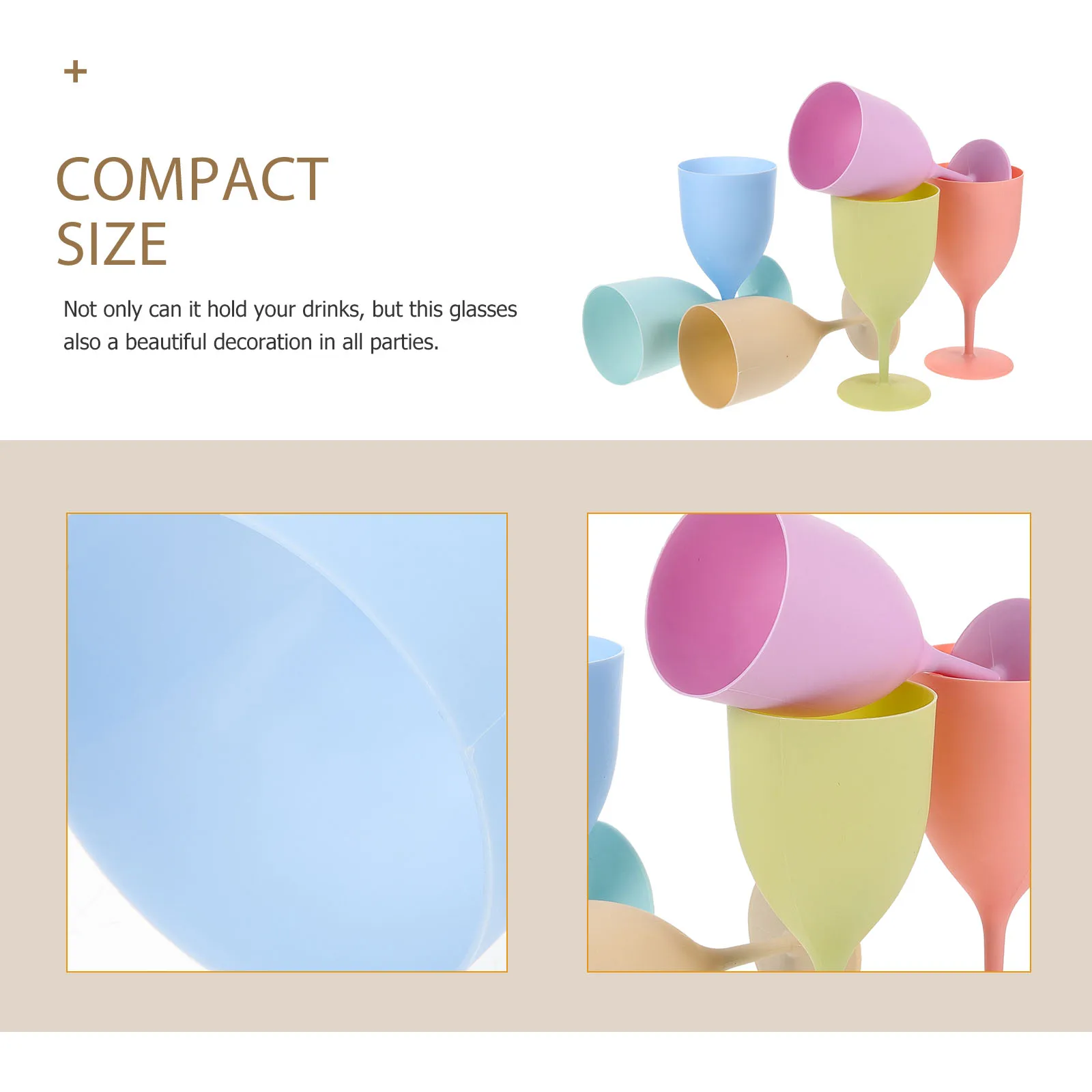 6 Pcs Macaron Color Tall Drink Glasses 380ml Party Juice Cups Cocktail Glass Liquor Goblet Glass
6 Pcs Macaron Color Tall Drink Glasses 380ml Party Juice Cups Cocktail Glass Liquor Goblet Glass