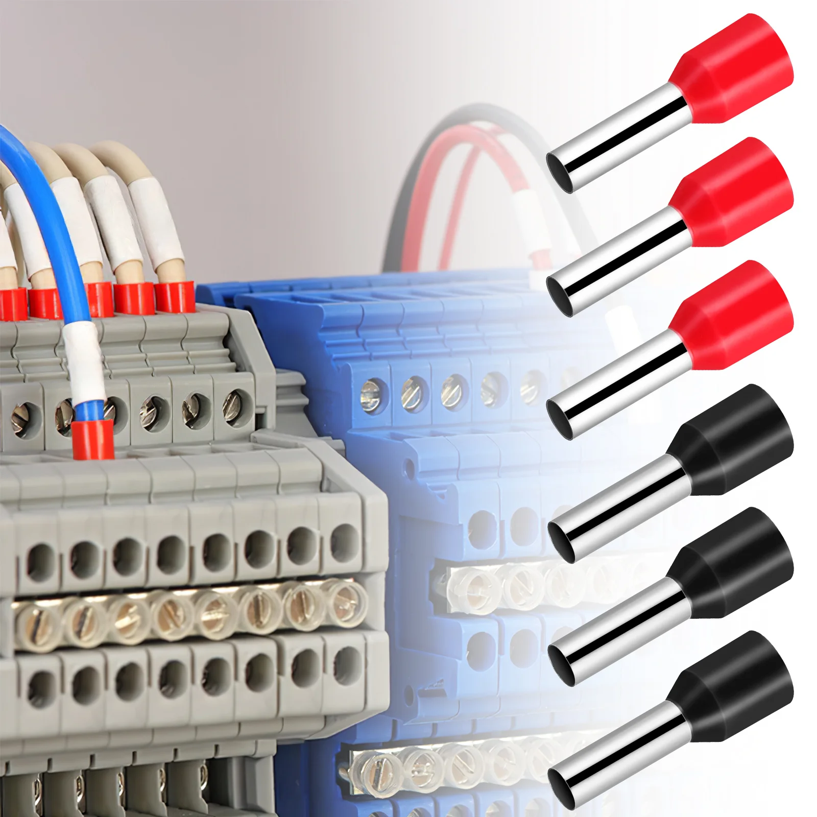 200Pcs Wire Ferrules Copper Terminals Tin Plated Stable Electrical Connectors Insulated Wire Crimp Connectors Kit
200Pcs Wire Ferrules Copper Terminals Tin Plated Stable Electrical Connectors Insulated Wire Crimp Connectors Kit