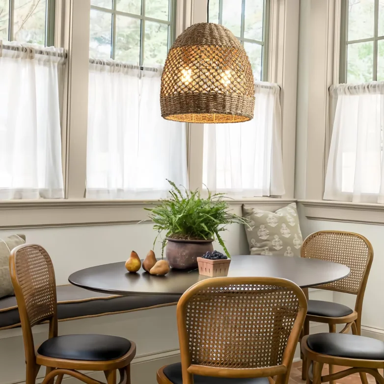 #Modern Rattan and Bamboo Woven Chandelier Living Room Lamp with Wabi-Sabi Style
#Modern Rattan and Bamboo Woven Chandelier Living Room Lamp with Wabi-Sabi Style