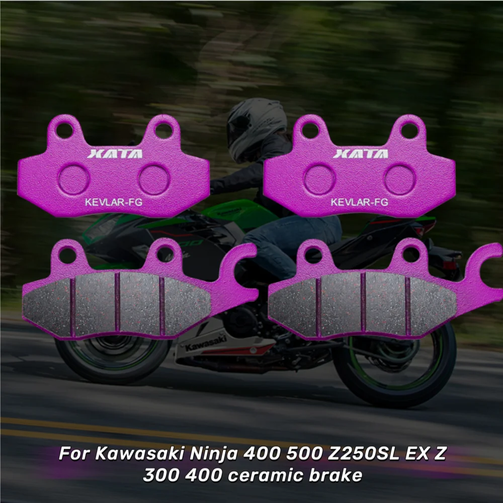 For Kawasaki NINJA400 500 Z250SL EX Z300 400 modified disc brake pads high-quality ceramic brake pads motorcycle accessories
For Kawasaki NINJA400 500 Z250SL EX Z300 400 modified disc brake pads high-quality ceramic brake pads motorcycle accessories