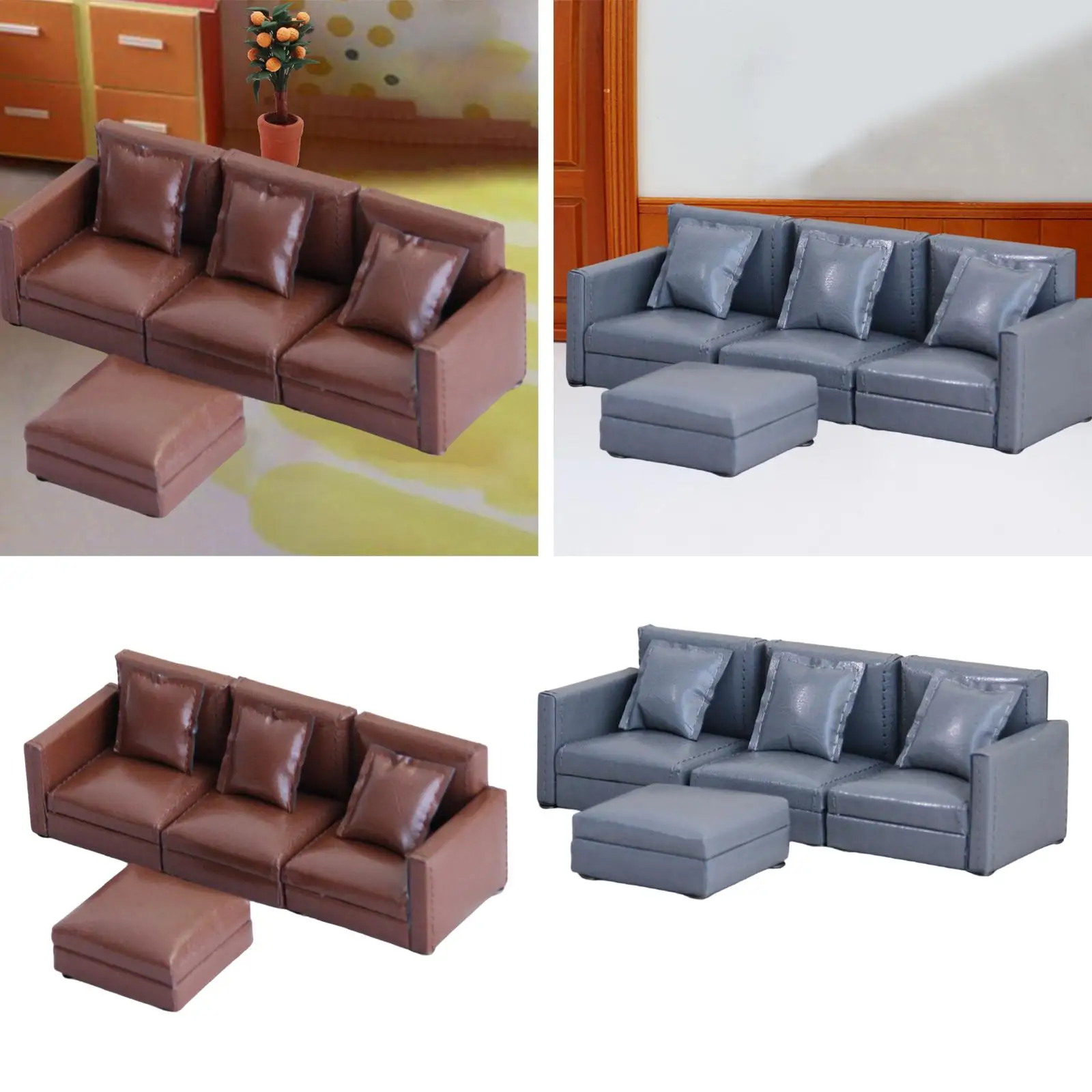 1/12 масштаб 3-местный диван DIY украшения декоративные с подставкой для ног модель миниатюрная мебель, мини-диван модель для модели DIY подарок
1/12 масштаб 3-местный диван DIY украшения декоративные с подставкой для ног модель миниатюрная мебель, мини-диван модель для модели DIY подарок