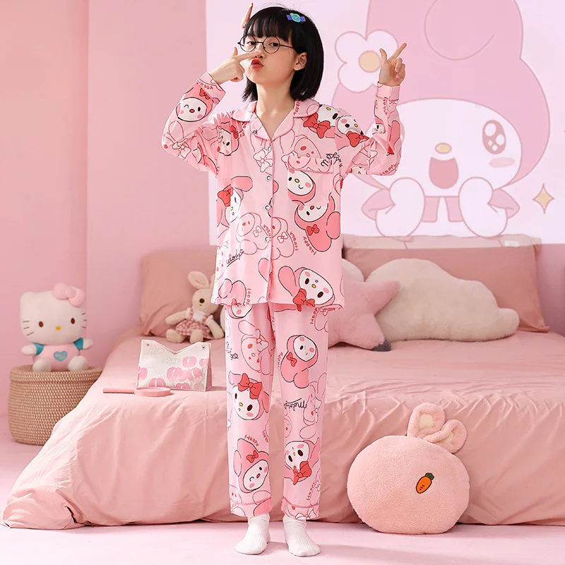 Melody Children Pajama Sets Trendy Cute Cartoon Pattern Print Kids Night Clothes Set Comfortable Suitable For Autumn Winter
Melody Children Pajama Sets Trendy Cute Cartoon Pattern Print Kids Night Clothes Set Comfortable Suitable For Autumn Winter