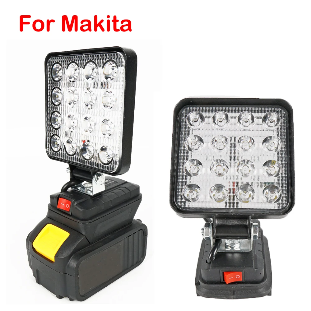 18V LED Lamp Work Light Flashlight For Makita BL1830 BL1840 Outdoor Lighting Work Lamp Camping Lighting Emergency Flood Lights
18V LED Lamp Work Light Flashlight For Makita BL1830 BL1840 Outdoor Lighting Work Lamp Camping Lighting Emergency Flood Lights