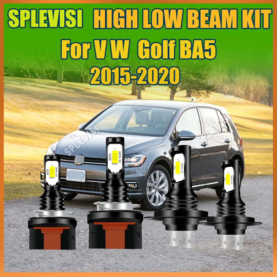 4x H15 H7 LED High Beam/DRL Light Low Beam Conversion Kit Clear Illumination For VW Golf BA5 2015-2020 2016 2017 2018 2019
4x H15 H7 LED High Beam/DRL Light Low Beam Conversion Kit Clear Illumination For VW Golf BA5 2015-2020 2016 2017 2018 2019